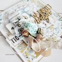 brązowe scrapbooking kartki w dniu urodzin, kartka w pudełku