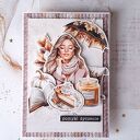scrapbooking kartki hand made kartka urodzinowa z napisem pomyśl życzenie