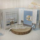 Album dziecięcy na chrzest, roczek, narodziny "Boy's Little World"GOTOWY