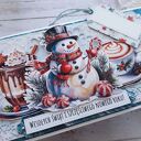 Kartka świąteczna z bałwankiem 3