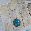 Kartka na roczek dla chłopca z misiem 2, personalizacja