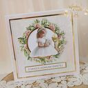 Kartka komunijna do koperty, Pamiątka Komunii, prezent "RoseWine4"