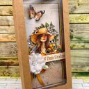 Kartka urodzinowa w pudełku - Ona lubi pomarańcze