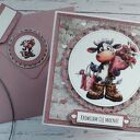 Kartka na walentynki z byczkiem, nietypowy napis