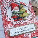 Kartka świąteczna z gnomem 3