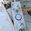 Personalizowana skrzynka na wino dla Pary Młodej - elegancki prezent