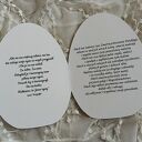 Kartka wielkanocna - niebieska pisanka