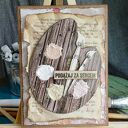 Ręcznie robiona kartka scrapbooking