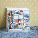 Wielowarstwowa kartka scrapbooking „Po każdej burzy wychodzi słońce”