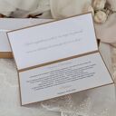 Kartka ślubna dla podróżników w pudełku - eko, kartka ślubna z życzeniami i personalizacją