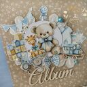 Album dziecięcy na chrzest, roczek, narodziny "Boy's Little World"GOTOWY