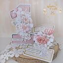 Urodzinowa kartka cyferka, prezent na roczek "Baby Unicorn" GOTOWA