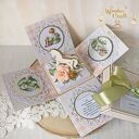 Exploding box chrzest, roczek, narodziny, prezent "PeachBaby" GOTOWY