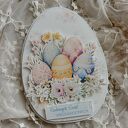 Kartka wielkanocna z pisankami