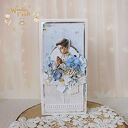 Kartka komunijna pamiątka pierwszej komunii świętej "Sapphire2" GOTOWA