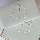 Pamiątka chrztu z pudełkiem i kopertą, 49F