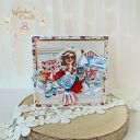 Kobieca kartka urodzinowa handmade z personalizacją