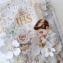 Kartka z okazji Pierwszej Komunii Świętej dla chłopca