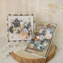 Ręcznie robiona kartka scrapbooking