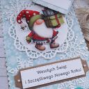 Kartka świąteczna z gnomem 2