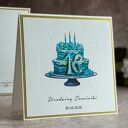 Kartka na 18 urodziny z pudełkiem i kopertą, BH 31