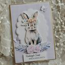 Kartka wielkanocna z króliczkiem 3