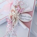 Kartka urodzinowa w pudełku - pastelowa pamiątka z dedykacją dla Mamy lub Babci