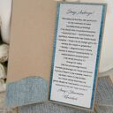 Elegancka kartka dla dżentelmena - whisky & denim, w pudełku, personalizacja