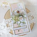 Kartka, pamiątka na chrzest, roczek, narodziny "PeachBabyBoy" GOTOWY