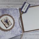 Kartka urodzinowa (lub na inną okazję) z bukietem lawendy