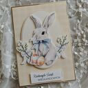 Kartka wielkanocna z króliczkiem 2