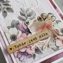 Ręcznie robiona kartka scrapbooking na wyjątkową okazję
