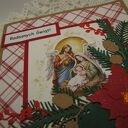 Kartka na Boże Narodzenie ze Świętą Rodziną