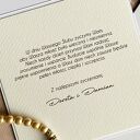 Kartka na ślub w pudełku z kopertą, wzór W 26