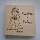 Drewniane pudełeczko na ślub