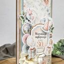 Ręcznie robiona kartka scrapbooking na wyjątkową okazję