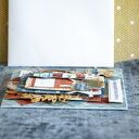 Wielowarstwowa kartka scrapbooking „Po każdej burzy wychodzi słońce”