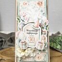 Ręcznie robiona kartka scrapbooking na wyjątkową okazję