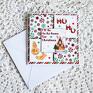 prezent świąteczny Kartka - Ho ho ho (2 scrapbooking mikołajki