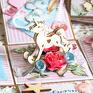 scrapbooking kartki: Dziewczęcy exploding box - W dniu Urodzin (nr 2 dla dziewczynki