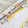 Vairatka Handmade eleganckie scrapbooking uniwersalna pozytywna kartka - pomarańczowa #1, 827 urodziny na każdą okazję