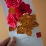Personalized Wedding Money Envelope Card, Red Congratulations 3D na scrapbooking kartki oryginał