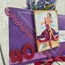 pin up girl scrapbooking kartki na 40 urodziny urodzinowa - rezerwacja (k70)