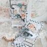 Lulaczkowo scrapbooking kobieca, prezent na urodziny imieniny okolicznościowa kartka urodzinowa