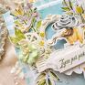 Życie jest piękne - scrapbooking kartka okolicznościowa