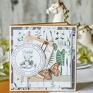 beżowe scrapbooking kartki podziękowanie dla nauczyciela / wykładowcy nr 1 leśne klimaty