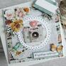 turkusowe urodzinowa dla 2 scrapbooking aparat kartka urodziny fotografk