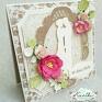 ślub scrapbooking urocza kartka ślubna życzenia