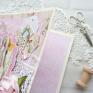 handmade scrapbooking kartki kartka-tilda kartka z tildą, różowa