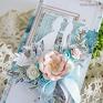 Vairatka Handmade młodej parze scrapbooking ślubna, kartka w pudełku, 1013 ślub wesele